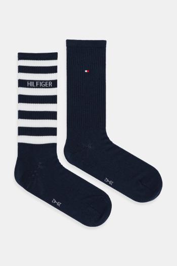 Ponožky Tommy Hilfiger 2-pak tmavomodrá farba, 701236735