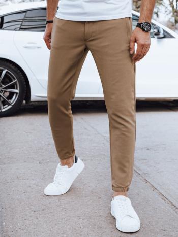 Dstreet UX4266 camel pánske joggery