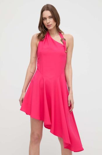 Šaty Versace Jeans Couture ružová farba, mini, áčkový strih, 76HAO917 N0302