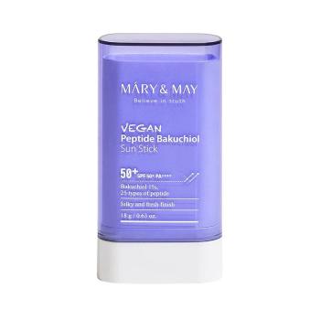 MARY & MAY Opaľovacia tyčinka SPF 50+ Vegan Peptide Bakuchiol (Sun Stick) 18 g