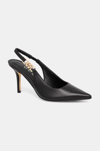 Lodičky Guess NASSHA3 čierna farba, FLPNS3 LEA05