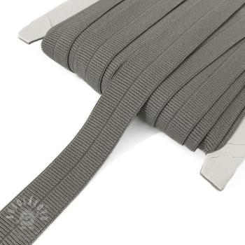 Szegőgumi matt 20 mm RIB dark taupe