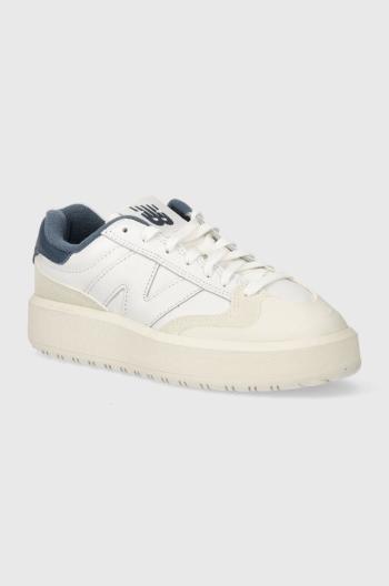 Kožené tenisky New Balance CT302VA biela farba, CT302VA