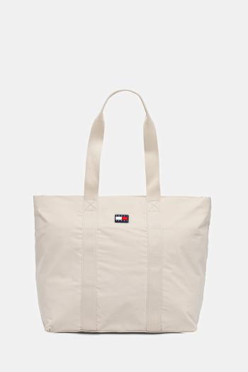 Kabelka Tommy Jeans béžová farba, AW0AW17817