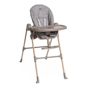 CHICCO Stolička jedálenská Polly Essential - Ash