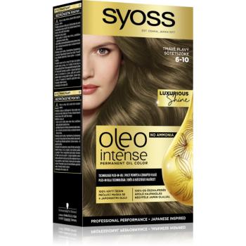 Syoss Oleo Intense permanentná farba na vlasy s olejom odtieň 6-10 Dark Blond 1 ks