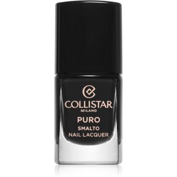 Collistar Puro Long-Lasting Nail Lacquer dlhotrvajúci lak na nechty odtieň 313 Nero Intenso 10 ml