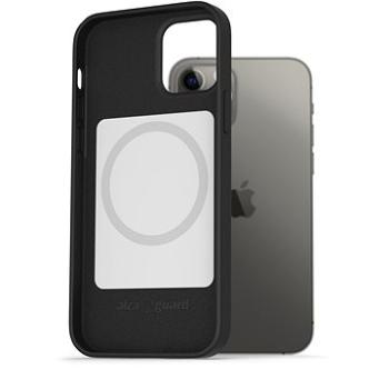 AlzaGuard Magsafe Silicone Case na iPhone 12/12 Pro čierny (AGD-MFMS0001B)