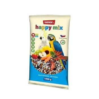 DARWINs NEW veľký papagáj happy mix 1 000 g (8595117404329)