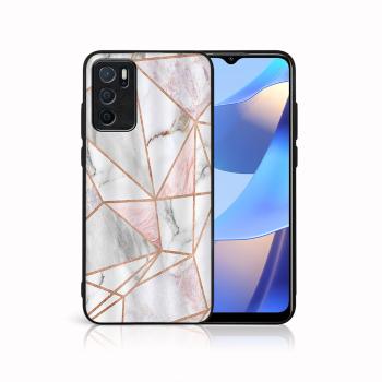 MY ART Ochranný obal  Oppo A16 / A16s PINK MARBLE (143)