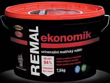 REMAL EKONOMIK - interiérová farba biely 4 kg