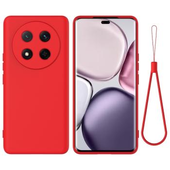 RUBBER Ochranný obal pre Honor Magic7 Lite 5G červený