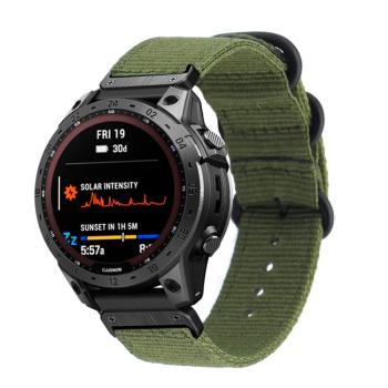 NYLON Remienok pre Garmin Fenix 7 zelený