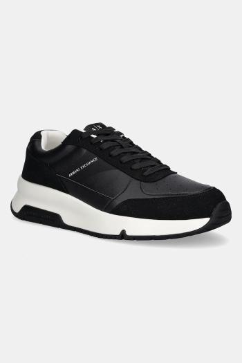 Topánky Armani Exchange pánske, čierna farba, XUX225 XV862 K001