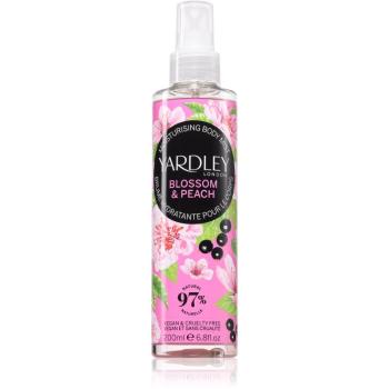 Yardley Blossom & Peach telový sprej pre ženy 200 ml