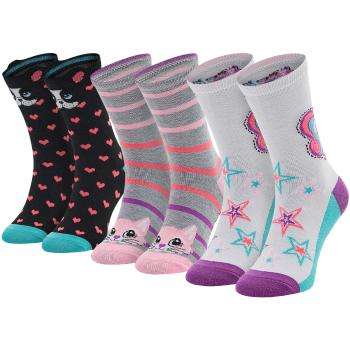 Skechers  3PPK Girls Casual Fancy Unicorn Socks  Športové ponožky Viacfarebná