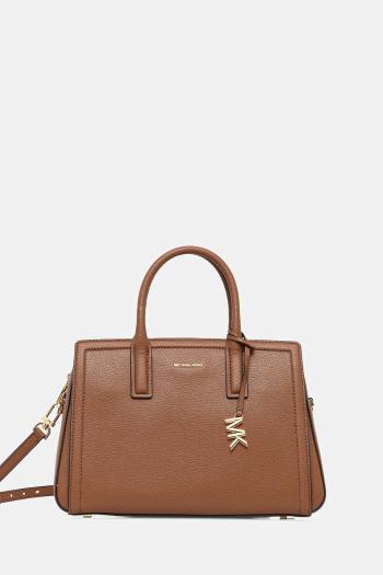 Kožená kabelka MICHAEL Michael Kors LAILA hnedá farba, 30R5G9IS6L