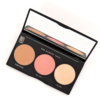 SOSU Cosmetics Paletka na tvár The Sunset Trio (Palette) 6,78 g