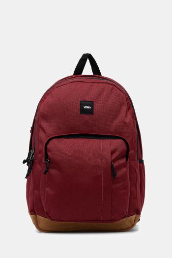 Ruksak Vans bordová farba, veľký, jednofarebný, VN000HRHBRD1