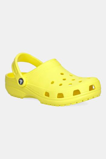 Šľapky Crocs Classic žltá farba, 10001