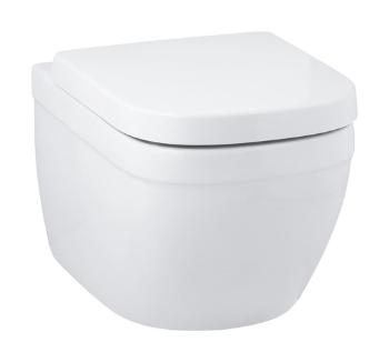 Wc závesné GROHE Euro Ceramic alpská biela zadný odpad 39328000
