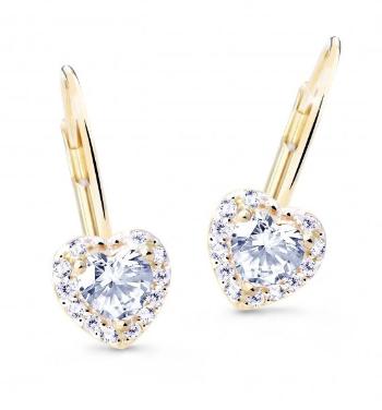 Cutie Jewellery Nežné náušnice s trblietavými zirkónmi Z8015-55-X-1 číra