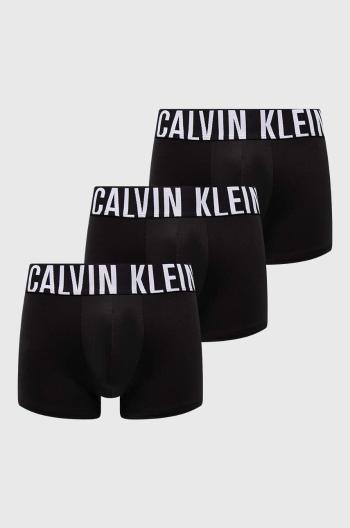 Boxerky Calvin Klein Underwear 3-pak pánske, čierna farba, 000NB3775A