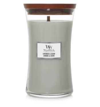 WOODWICK SVIECKA OVALNA VAZA LAVENDER CEDAR 609G, 1666272E