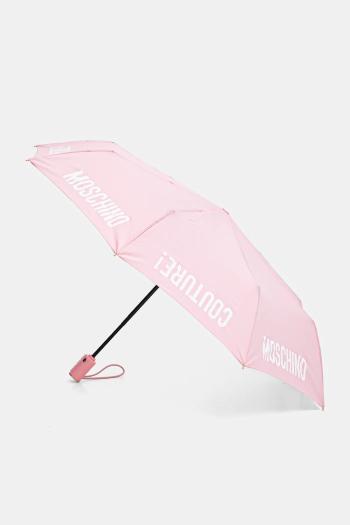 Dáždnik Moschino čierna farba, 8983
