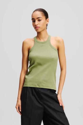 Top Karl Lagerfeld zelená farba, A2W17107