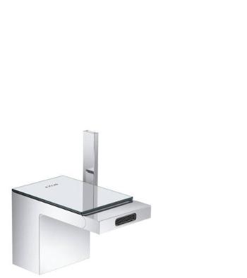 Bidetová batéria Hansgrohe Axor MyEdition s clic-clacom chróm/zrkadlové sklo 47210000