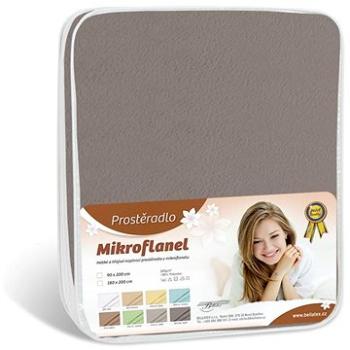 Bellatex Mikroflanel – 90 × 200 cm – tmavo sivá (4107)