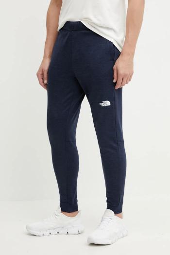 Tepláky The North Face Reaxion tmavomodrá farba, melanžové, NF0A8CNQ8Q01