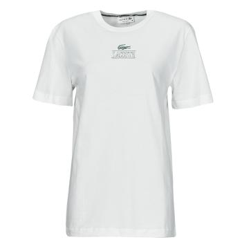 Lacoste  TH1147  Tričká s krátkym rukávom Biela