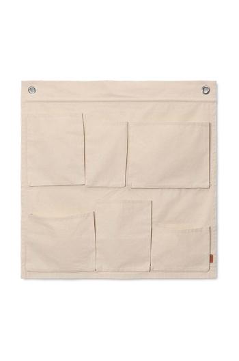 Nástenný organizér ferm LIVING Canvas Wall Pockets