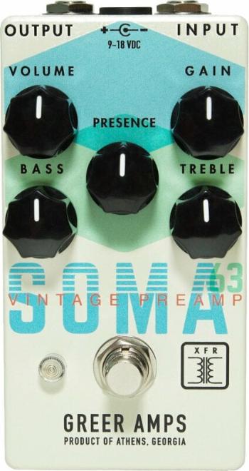 Greer Amps SOMA 63 Vintage Preamp Gitarový efekt