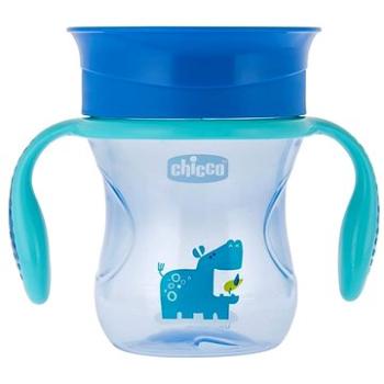 Chicco hrnček Perfect 360 s držadlami 200 ml, modrý 12 mes.+ (8058664070060)