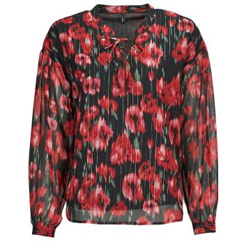 Only  ONLMARISE LUREX L/S STRING TOP CS PTM  Blúzka Červená