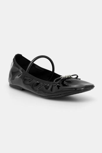 Baleríny Dkny Dale čierna farba, K1525268