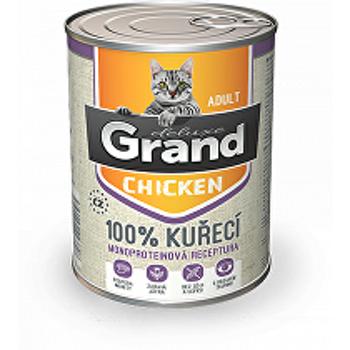 GRAND konz. mačka deluxe 100% hydinová 400g + Množstevná zľava