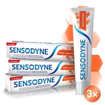 SENSODYNE Anti Caries proti zubnému kazu 3× 75 ml (2000027065400)