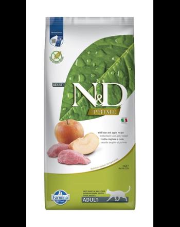 N&amp;D Grain Free Boar &amp; Apple Adult Cat 10 kg Sac hrana pisici, cu mistret si mar