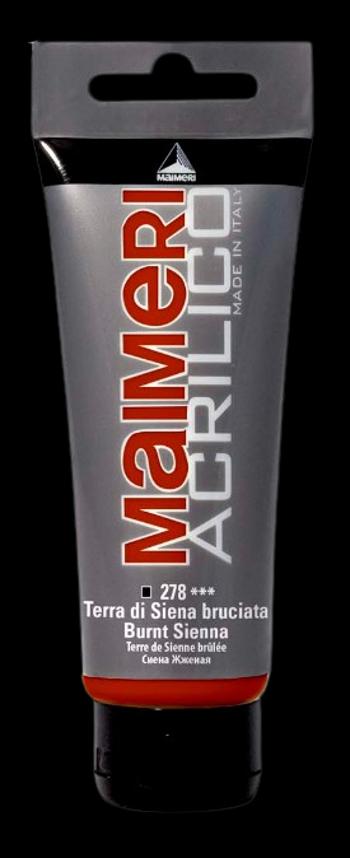 MAIMERI ACRILICO - Akrylové farby 278 - burnt sienna, 0,2 L
