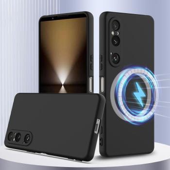 RUBBER MAGSAFE Silikónový kryt pre Sony Xperia 1 VI BLACK