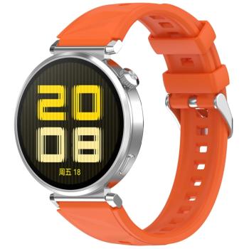 SILICONE Vymeniteľný remienok pre Huawei Watch GT 5 Pro 42mm oranžový