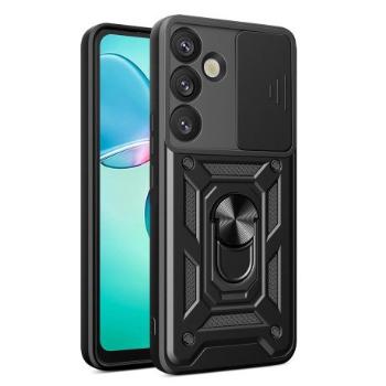 MG Hybrid Armor Camshield kryt na Samsung Galaxy S25 Plus, čierny
