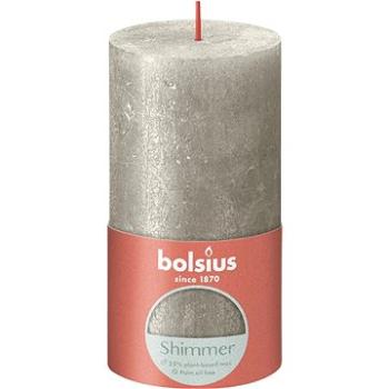 BOLSIUS rustikální sloupová šampaňské 130 × 68 mm (8717847150905)