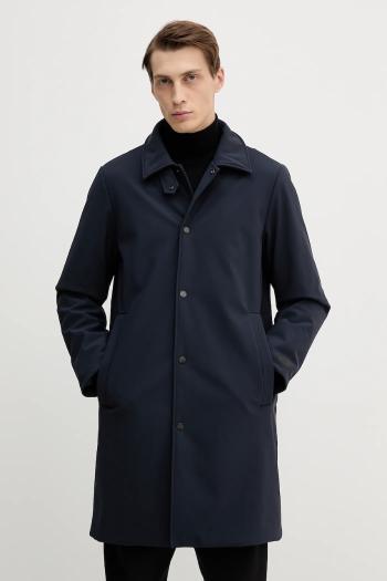 Kabát Trussardi tmavomodrá farba, 8023M000006N
