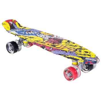 Pennyboard ENERO STREET-ART, 56 cm s LED kolieskami