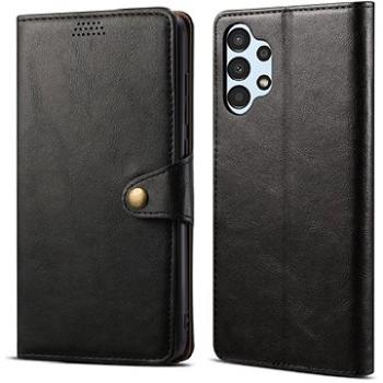 Lenuo Leather flipové puzdro pre Samsung Galaxy A13, čierna (348267)